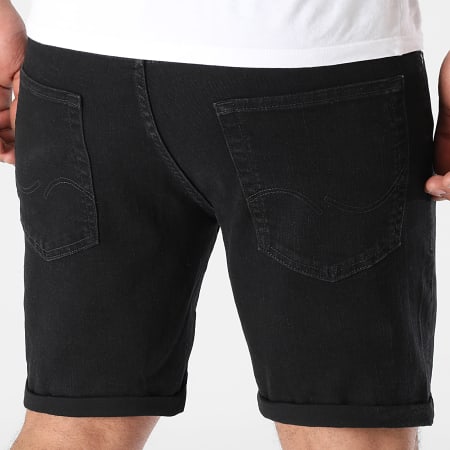 Jack And Jones - Lot De 2 Shorts Jean Rick Original Bleu Denim Noir