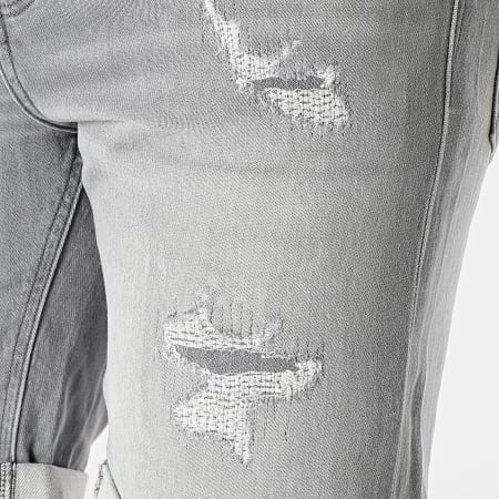 Jack And Jones - Short Jean Regular Fit Rick Icon Gris