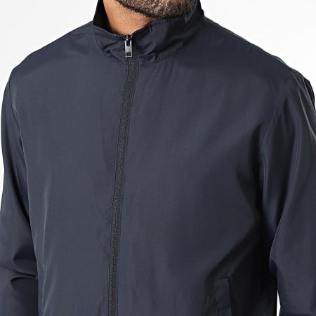 JJREBEL - Veste Zippée Bastian Harrington Bleu Marine