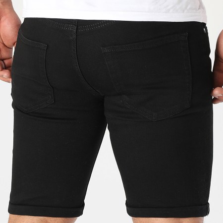 LBO - Short Jean Avec Destroy 3846 Noir