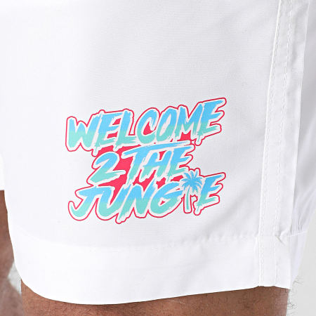 Mougli x La Jungle - Welcome 2 The Jungle Swim Shorts White