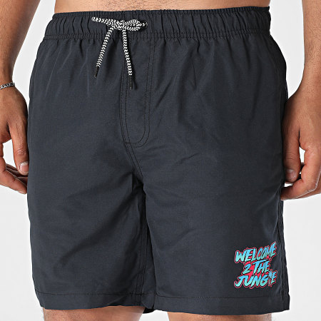 Mougli x La Jungle Short De Bain Welcome The Jungle Noir