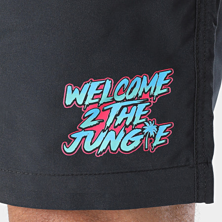 Mougli x La Jungle - Short De Bain Welcome 2 The Jungle Noir