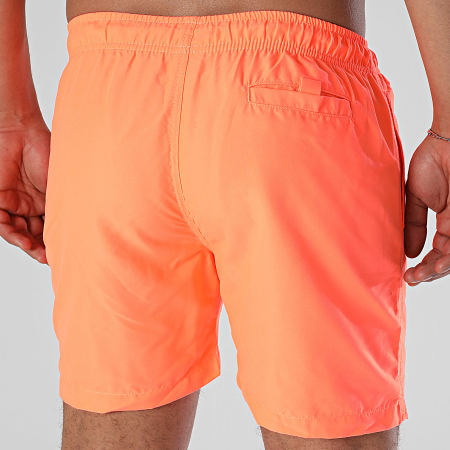 Sale Môme Paris - Short De Bain Nounours King Orange Fluo Noir