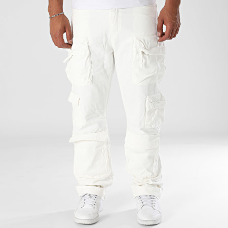 Uniplay - Pantalón Cargo Jean 704 Blanco