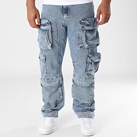 Uniplay - Pantalón Cargo Jean 703 Azul Denim