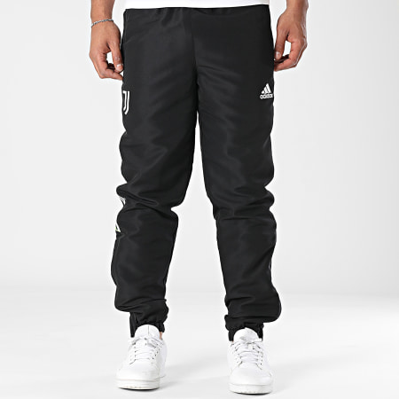 Adidas Sportswear - Pantalon Jogging A Bandes Juventus JF0452 Noir Blanc