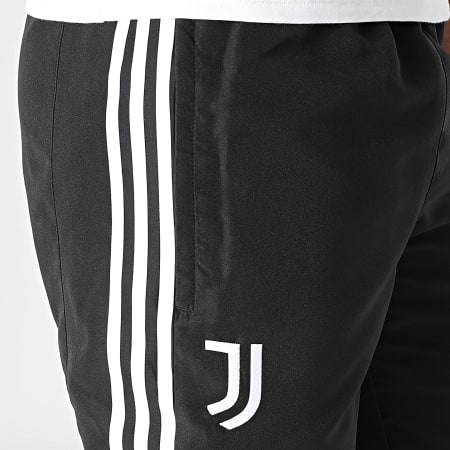 Adidas Sportswear - Pantalon Jogging A Bandes Juventus JF0452 Noir Blanc