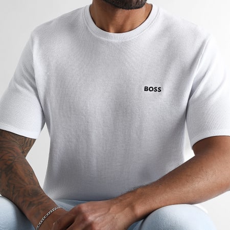 BOSS - Tee Shirt Waffle 50535891 Blanc