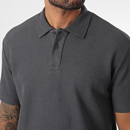 Classic Series - Polo Manches Courtes 619 Gris Anthracite