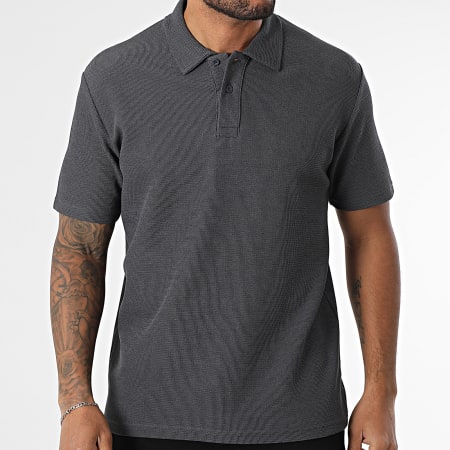 Classic Series - Polo Manches Courtes 619 Gris Anthracite