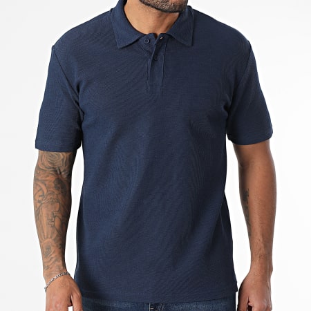 Classic Series - Polo Manches Courtes 619 Bleu Marine