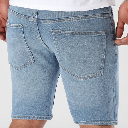Only And Sons - Short Jean Weft Bleu Denim