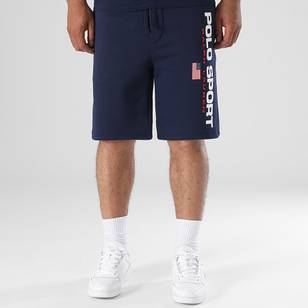 Polo Sport Ralph Lauren - Short Jogging Logo Sport Bleu Marine