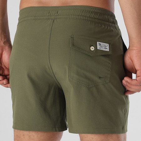Polo Ralph Lauren - Short De Bain Slim Fit Original Player Vert Kaki