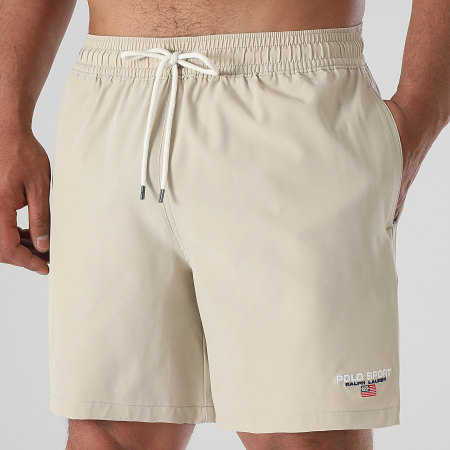 Polo Sport Ralph Lauren - Short De Bain Logo Sport Beige