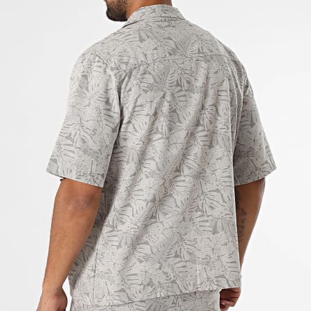 MTX - Ensemble Chemise Manches Courtes Et Short Jogging En Lin 36A Beige