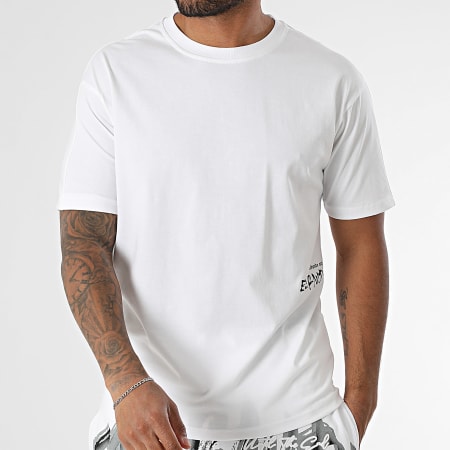 MTX - Ensemble Tee Shirt Oversize Large Et Short Jogging 635 Blanc
