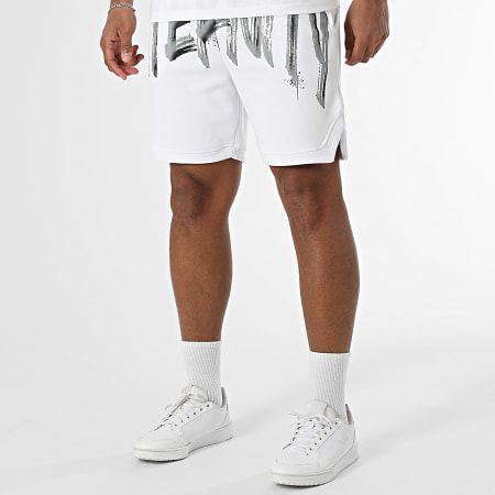 MTX - Ensemble Tee Shirt Oversize Large Et Short Jogging 635 Blanc