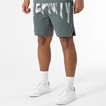 MTX - Ensemble Tee Shirt Oversize Large Et Short Jogging 635 Gris Anthracite