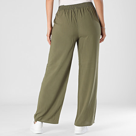 Only - Pantalón Mujer Nova Life Verde Kaki