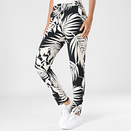 Only - Pantalon Femme Nova Life Noir Ecru