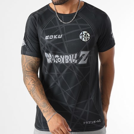 Dragon Ball Z - Maillot Collector Jersey Goku Iridescent Noir Gris Anthracite