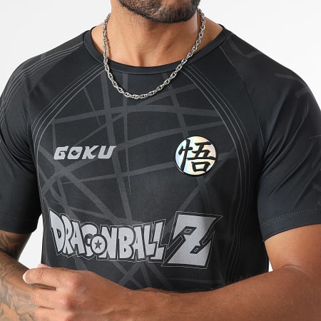Dragon Ball Z - Maillot Collector Jersey Goku Iridescent Noir Gris Anthracite