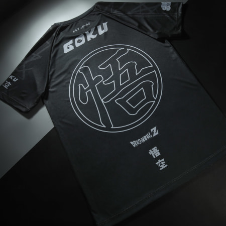 Dragon Ball Z - Maillot Collector Jersey Goku Iridescent Noir Gris Anthracite