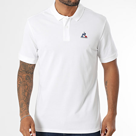 Le Coq Sportif - Polo Manches Courtes Essential N1 2422109 Blanc