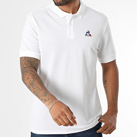 Le Coq Sportif - Polo Manches Courtes Essential N1 2422109 Blanc