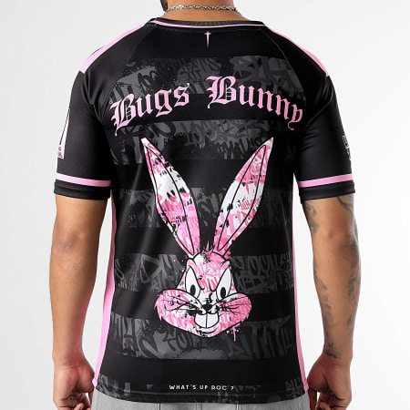 Looney Tunes - Maillot Collector Jersey Bugs Bunny Back Noir Rose