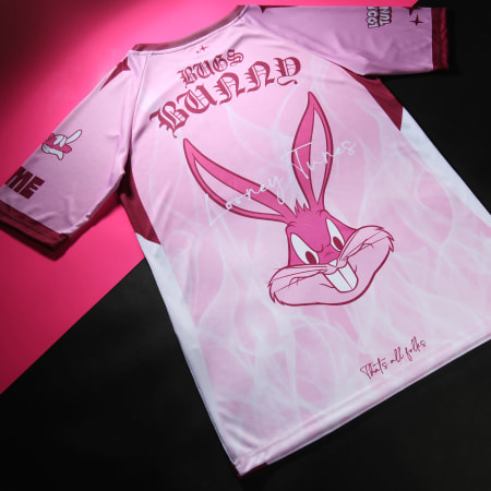 Looney Tunes - Maillot Collector Jersey Bugs Bunny Back Rose