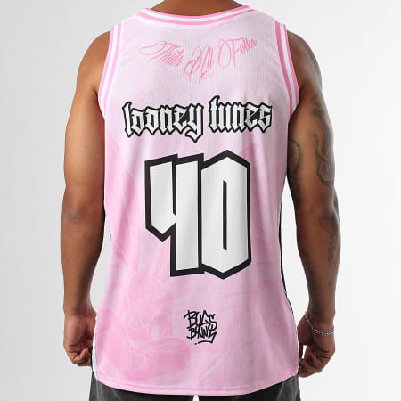 Looney Tunes - Débardeur Collector Jersey Bugs Bunny Badge 40 Rose