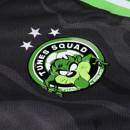 Looney Tunes - Débardeur Collector Jersey Taz Badge 54 Noir Vert