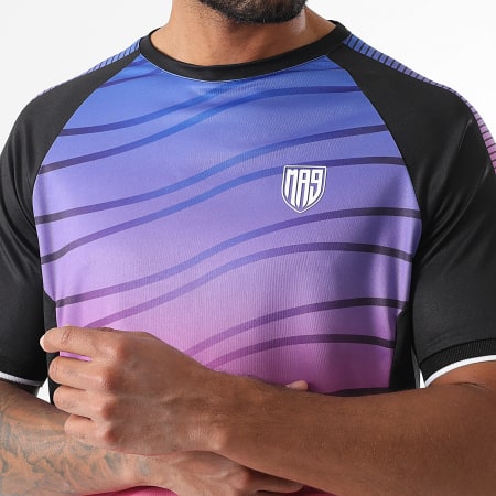 MA9 Mafia Nueve - Ensemble Tee Shirt Et Short Jogging Hypernova Electric Night Faster Black