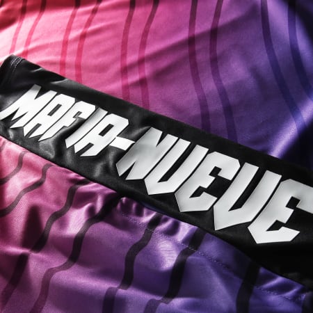 MA9 Mafia Nueve - Ensemble Tee Shirt Et Short Jogging Hypernova Electric Night Faster Black