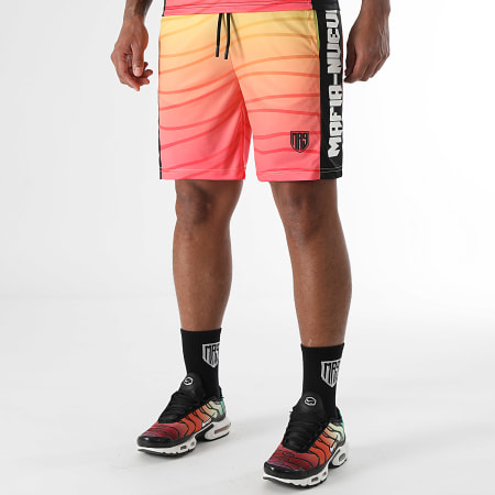 MA9 Mafia Nueve - Ensemble Tee Shirt Et Short Jogging Hypernova Sunset