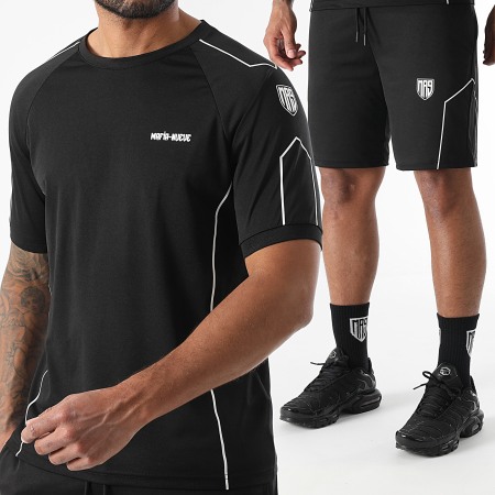 MA9 Mafia Nueve - Essentiële Aeromax zwart T-shirt en joggingshortset