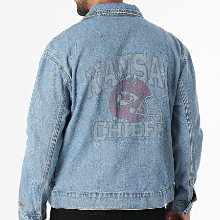 New Era - Veste Jean NFL Kansas City Chiefs 60667895 Bleu Denim