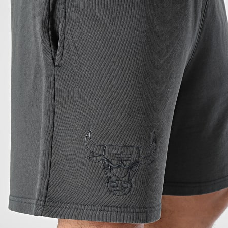 New Era - Pantalones cortos de jogging Chicago Bulls 60667870 Gris Antracita