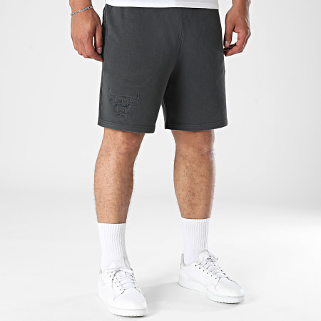 New Era - Pantalones cortos de jogging Chicago Bulls 60667870 Gris Antracita