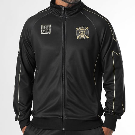 One Piece - Ensemble De Survetement Mugiwara Back Noir Doré