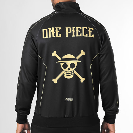 One Piece - Ensemble De Survetement Mugiwara Back Noir Doré