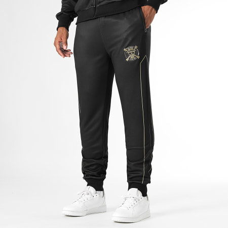 One Piece - Ensemble De Survetement Mugiwara Back Noir Doré