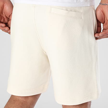 One Piece - Short Jogging Badge Logo Beige Doré