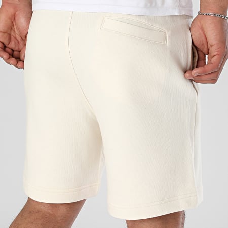 One Piece - Short Jogging Badge Logo Beige Noir