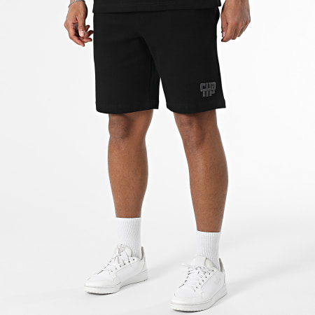 Classic Series - Ensemble Tee Shirt Oversize Large Et Short Jogging 025 Noir