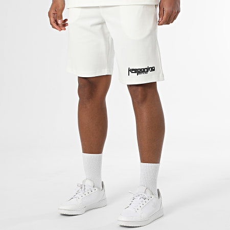 Classic Series - Set di maglietta oversize e pantaloncini da jogging 024 bianco