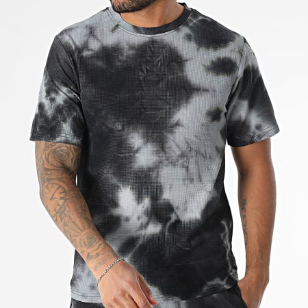 MTX - Ensemble Tee Shirt Et Short Cargo Noir Gris